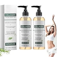 Collagen Lifting Body Oil, 2PCS Collagen Lifting & Firming Körperöl, Körperöl Straffend Feuchtigkeits & Pflegend Hautöl Massageöl zur Verbesserung der Hautelastizität, Reduziert Feine Linien