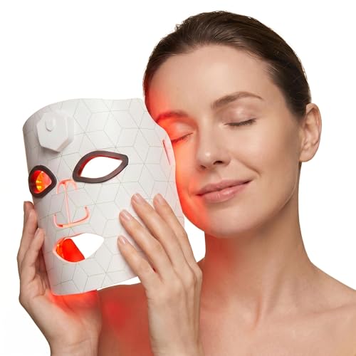 JVV Red Light Therapy Facial Mask with 7 Colors