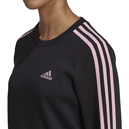 adidas Essentials 3-Stripes Womens Fleece Sweatshirt L4