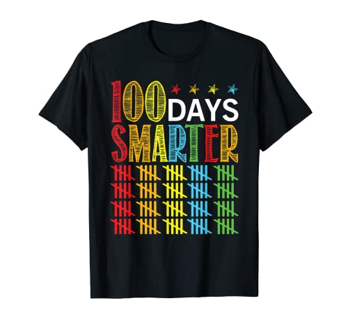 100 Día de Maestros de Escuela Niño Juventud Feliz Marcas Divertidas Camiseta