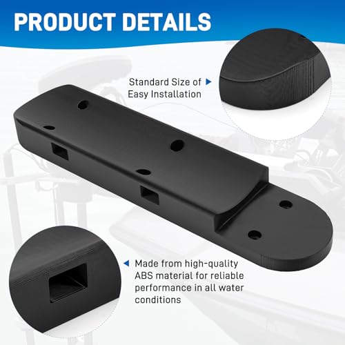 JERBOR Transducer Mounting Plate for Lowrance Active Imaging 3-in-1 Minn Kota Transducer Mount ABS Waterproof