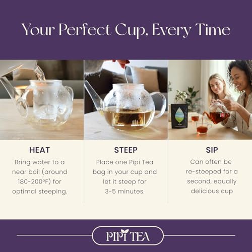 PiPi Tea Organic Oolong Tea Bags