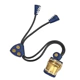 DEWIN Leather Archery Thumb Ring, Archery Finger Protector Guard for Traditional Bow Shooting, Suitable for Friends Who Like to Practice Archery(Blue)