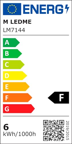 M Ledme - Bombilla LED Inteligente WiFi Vela 6W (Eq. 50 W) casquillo E14, sin necesidad de Hub, Regulable en intensidad, Luz Blanca y de Colores (RGB+CCT), compatible con Alexa y Google Home, LM7144 - imagen 9