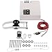 35 lb Electric Boat Anchor Winch Outdoors Pontoon - Easy-to Operate & Features a High-Efficiency, 12-Volt DC, All Steel Gear Motor & 100-feet Pre-Wound Double-Braid Anchor Rope ECCPP