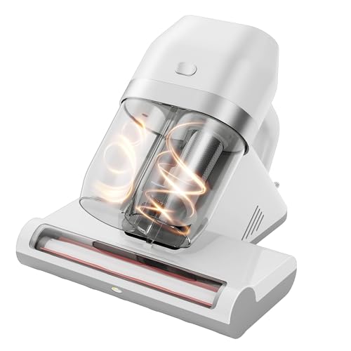 HYNSEN Mattress Vacuum Cleaner, Bed Vacuum Cleaner with UV & Ultrasonic, 16Kpa Suction Handheld Bed Vacuums with High Heating Tech, Effectively Clean Up Bed, Pillows, Sofas, Carpets, 550W