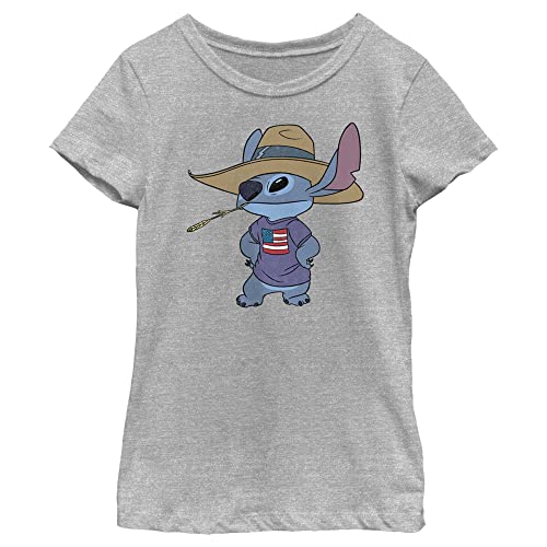 T-shirt fille Disney Stitch ultra doux et respirant en taille XS