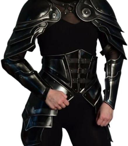 Medieval Female Armor Lady Armor Princess of the war LARP Fantasy Costume Black woman Armor Brave Lady Armor Full Suit Warrior women Costume