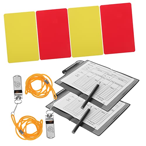 Kit árbitro Happyyami con tarjetas y silbato portátil miniatura 1