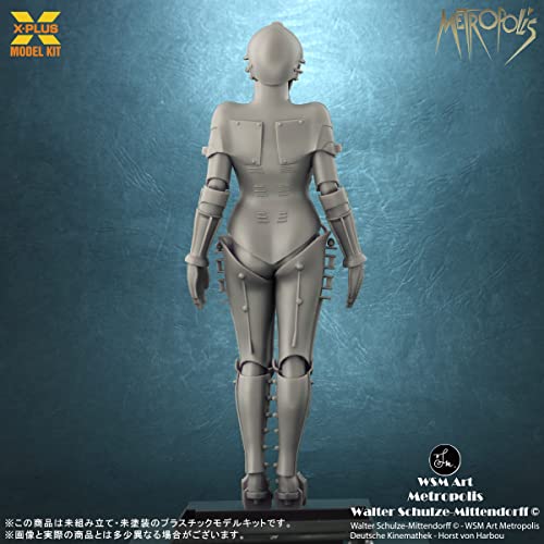 X-Plus Metropolis Maschinenmensch Silver Screen 1/8 miniatura 3