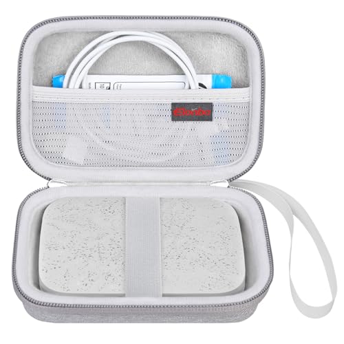 Maleta de impresora para HP Sprocket funda rígida portátil fotos 2x3 organizador de accesorios