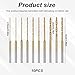 10 Pack Mini Twist Drill Bit Set, 0.6mm-2.2mm Fully Ground Micro Drill Bits Shank Titanium Coated Tiny Drills Bit Hole Drilling Tool, High Speed Steel Jewelry Drills Bits for DIY Wood Bead, Hss 2.35mm