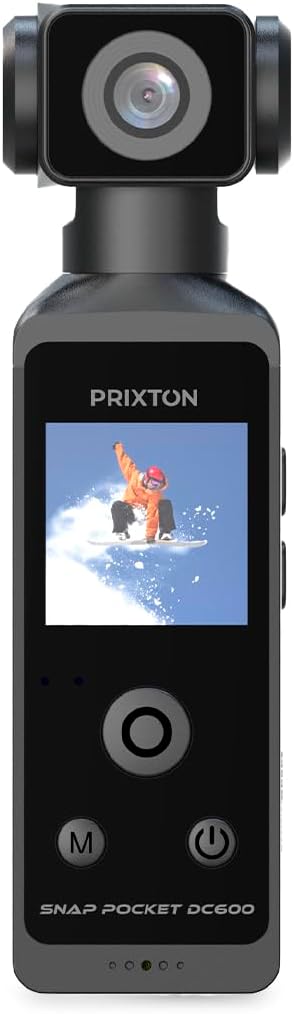 ด้านหน้า view of the PRIXTON Snap Pocket DC600 camera
