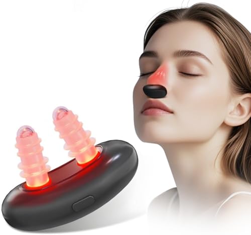 Red Light Nasal Therapy Device, Portable Red Light Therapy for Nose, Nasal Soothing Device Easy to Carry