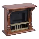 Zakka Chimeneas Figura Modelo Realista Vintage Casa de Muñecas Simulación Niñas Regalo Chimeneas Decoración de Casa