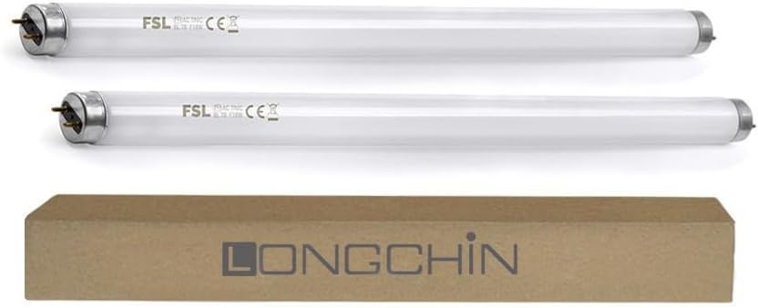 T8 10W Bug Zapper Replacement Light Bulbs for 20W Electric Insect Killer T8F10W BL 10 Watts 13 Inch 365-nm Black Light 2 Pack