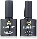 gel top coat over regular polish No se descascarilla ni emborrona.