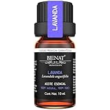 BIENAT AROMATERAPIA Aceite Esencial de Lavanda 10mL | 100% Puro y Concentrado | Ideal para Difusor de Aromas,...