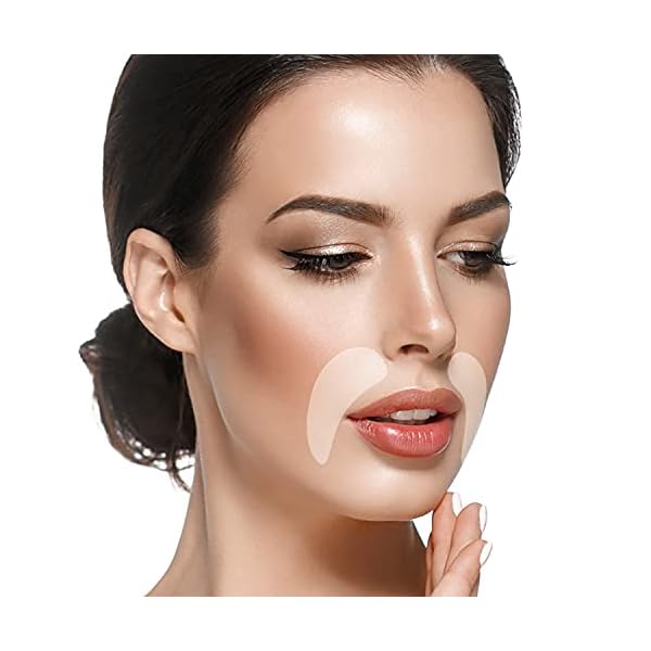 BLUMBODY Face Wrinkle Patches - Anti Wrinkle Facial Patches to Smooth Smile Lines - Non-Silicone Face Patches Wrinkles Tape for Fine Wrinkles between Eyes & Face - For Overnight Wrinkle Use