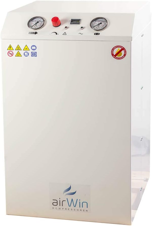 AirWin 50.OLD20CK Acoustic Compressor 250L/min 1.5KW 230V 53dB(A) 89KG 8Bar Internal Coated Container 24L Container