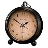 Vintage Alarm Clock, 5 inch Battery Operated Silent Non Ticking Snooze Small Clock with Night Light, Old Fashioned Desk Clock Decor for Bedroom, Bedside, Living Room, Room (Arabic)