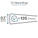 Avery Economy Showcase View 3 Ring Binder, 1/2 Inch Slant Rings, 1 Black Binder (19550)
