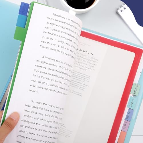 Intercalaires transparents format lettre pour organisation classeur de bureau - 6