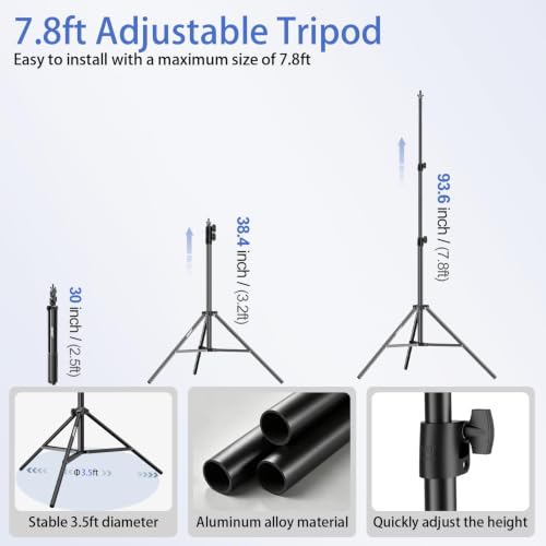 Image of EMART Photo Backdrop Stand, 7.8x10ft Back Drop Stand for Party, Photography