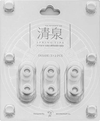 Amazon | 水月雨(MOONDROP) カナル型 イヤホン用 イヤーチップ 清泉