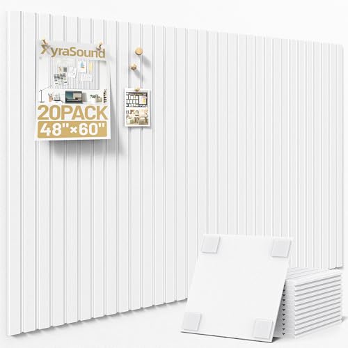 Large Cork Board for Walls 20 Pack Bulletin Board with 100 Adhesive Tabs