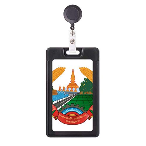 Porte-badge rétractable Laos une idée cadeau originale pour collègue