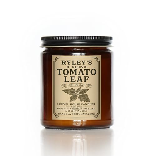 Ryley's Tomato Leaf Scented Candle - 6oz Medium Single Wick - Authentic Aroma for Tomato Lovers - Image 3