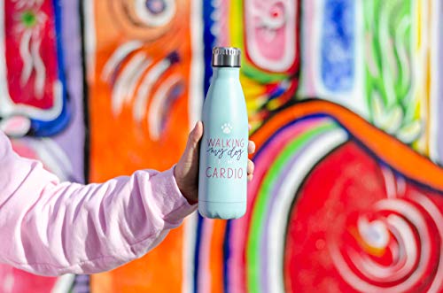 Pearhead Walking My Dog Water Bottle, Double Walled Steel Water Bottle, Keeps Liquids Cold or Hot, Pet Themed Water Bottle, Dog Owner - Image 3