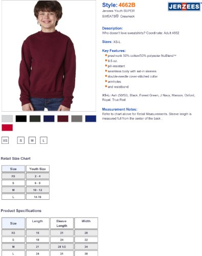 Image of Jerzees Youth Pullover Hood