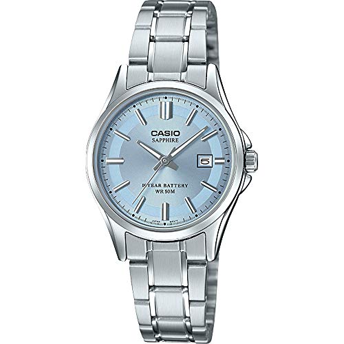 Preisvergleich Produktbild CASIO Damen Analog Quarz Uhr mit Edelstahl Armband LTS-100D-2A1VEF