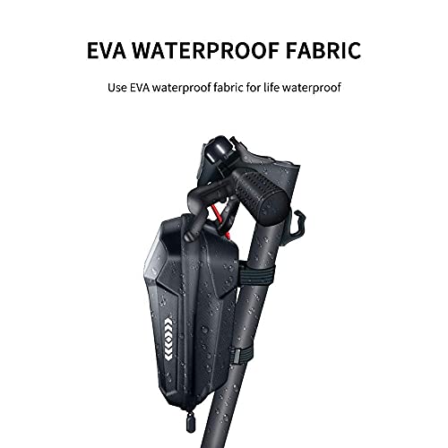 Sky-Touch Scooter Storage Bag, Electric Scooter Front Hanging Storage Bag, Scooter Handlebar Bag Compatible With Xiaomi M365, Waterproof Eva For Carrying Charger Tools Repair Tools Black