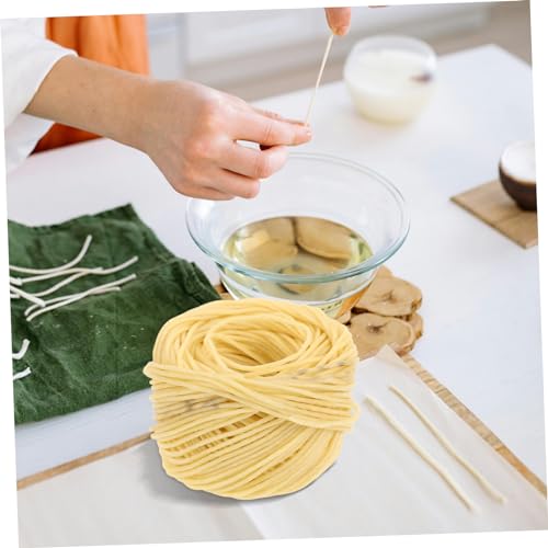Rollo de mechas naturales para velas DIY miniatura 6