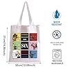 AKTAP SIX Broadway Musical Gift Musical Theater Canvas Shopping Bag For Idea Broadway Theater Decor Tote Bag (TB, SIX Tote-PY1) #2
