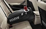 Außergewöhnliches Design. Original BMW-Rücksitzfach 52212303027, Aufbewahrungstasche, Schwarz