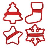 Photo Gallery fbinys stampini per biscotti natalizi, per cuocere biscotti con design a cartoni animati, set di 4 formine per biscotti, piccole formine per biscotti, frutta Photo Gallery fbinys stampini per biscotti natalizi, per cuocere biscotti con design a cartoni animati, set di 4 formine per biscotti, piccole formine per biscotti, frutta