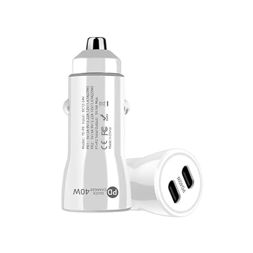 40W VK[\Pbg 2|[g usb c J[`[W[ 40W PDΉ ԍڏ[d fA ^Cvc PD|[g }[d 2|[g [\Pbg ^ y 12V/24V͂ɑΉ (zCg)