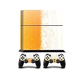 Personaliza tu PS4 con este vinilo de alta calidad. Cada paquete viene con dos pegatinas a juego para sus controladores.