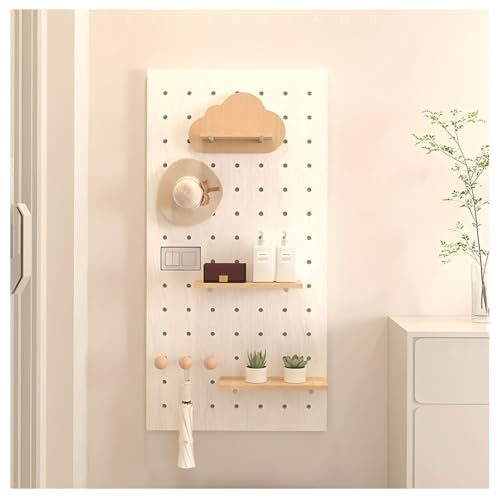 Kit de rangement modulaire en bois perforé pour en finir avec le désordre