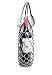 Wine Tote Gift Bag Carrier - 2 Pack - Single Bottle, Reversible, PU Leather - Collapsible Woven Mat Lies Flat as Coaster Expands to Become Netted Gift Basket Bag – by DeVine