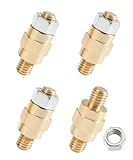 VARGTR 8PCS Battery Terminal Adapter,Car Accessories Side Post Battery Terminal 3/8 16 Bolts,Standard Battery Side Post Extender Stud,Fits Side Post Bolt Extender and Wire Directly Hook up to Battery