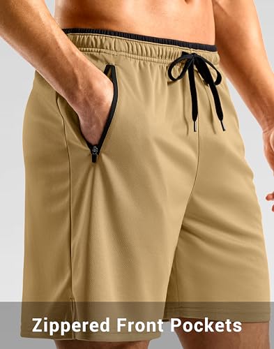 Image of G Gradual Men's Gym Workout Shorts Zipper Pockets 5 inch / 7 inch Quick Dry Breathable Runing Athletic Short for Men