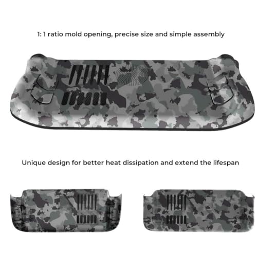 Refroidissement Steam Deck optimisé grâce à cette plaque arrière camouflage - 5