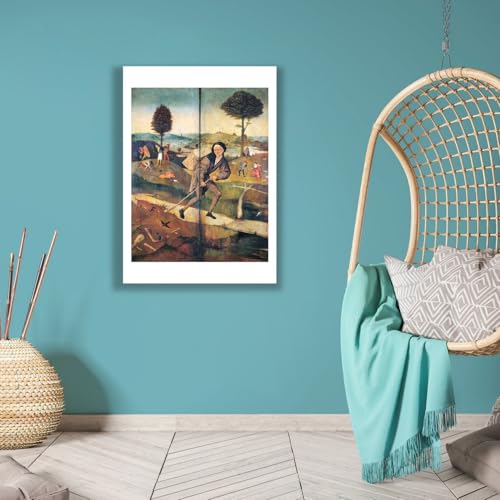 Impression Hieronymus Bosch Le Pedlar affiche d'art poétique format medium finition mate