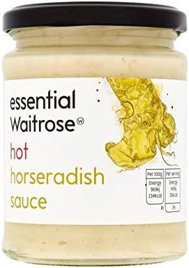 Horseradish Hot Sauce essential Waitrose 285g - Pack of 2