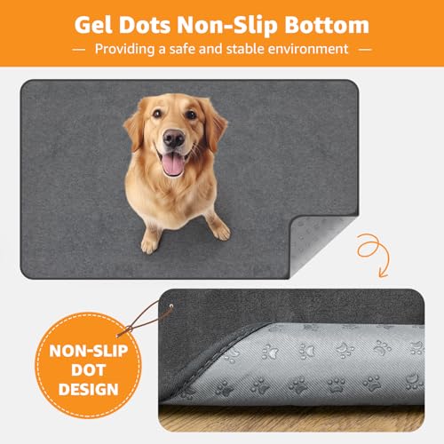 Image of Dog Pee Pad Washable-Extra Large Instant Absorb Training Pads Non-Slip Pet Playpen Mat Waterproof Reusable Floor Mat for Puppy /Senior Dog Whelping Incontinence Housebreaking (31 inchx36 inch-(2PACK))